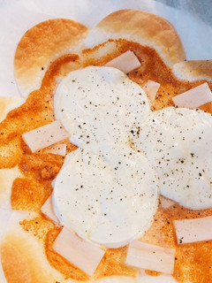 餃子の皮 明太子 餅チーズ ピザ 簡単-レシピのメイン写真