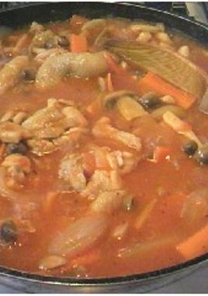 鶏肉のスパイシートマト煮込み-レシピのメイン写真