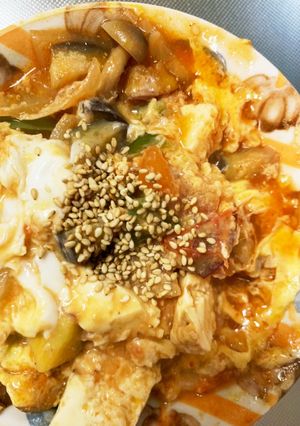 レンジ温野菜トリプルトマト甘酢チャンプル-レシピのメイン写真