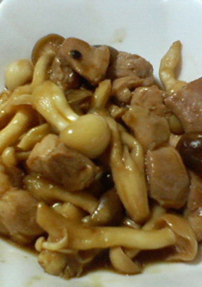 鶏肉としめじの簡単オイスター炒め-レシピのメイン写真