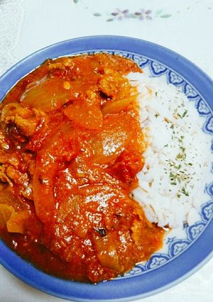 私のスリランカ風カレー(トマトベース)-レシピのメイン写真