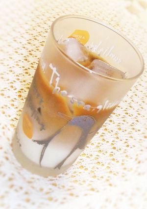 オシャレっぽいアイスカフェオレの淹れ方-レシピのメイン写真