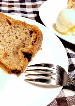 クルミのシフォンケーキ-レシピのメイン写真