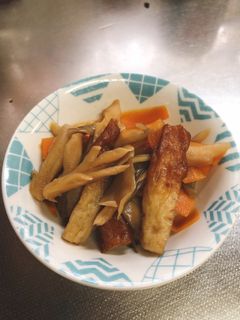 舞茸とにんじんとちくわのめんつゆ煮-レシピのメイン写真