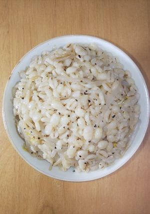 100%押し麦の緑豆もやし麦飯-レシピのメイン写真