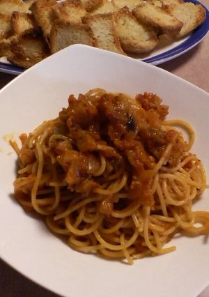 市販ソースにひと手間で♪超旨ミートスパ-レシピのメイン写真