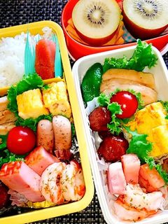 息子と娘のお弁当'20.9.11-レシピのメイン写真
