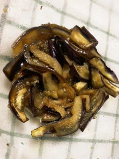 レンジで5分!とろとろナスの生姜醤油和え-レシピのメイン写真