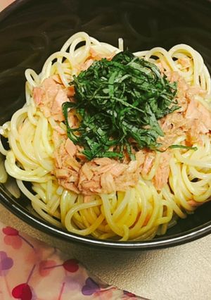 お弁当★冷製ツナと大葉の柚子胡椒パスタ★-レシピのメイン写真