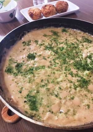 フライパンでもんじゃ焼き-レシピのメイン写真
