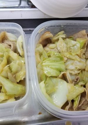 簡単キャベツと豚肉の味噌炒め-レシピのメイン写真