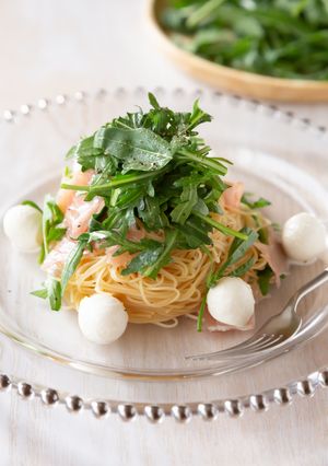 ルッコラと生ハムの冷製ビーフン-レシピのメイン写真
