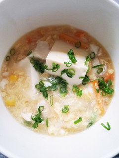 豆腐と野菜のあんかけスープ-レシピのメイン写真