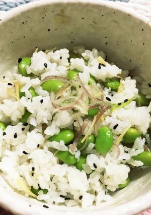 簡単即席♪枝豆混ぜご飯♪-レシピのメイン写真