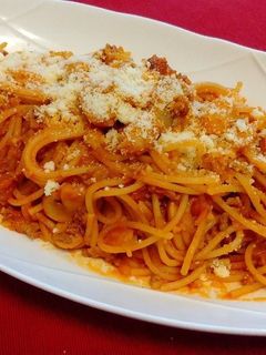 ワンパン☆ミートソースパスタ-レシピのメイン写真