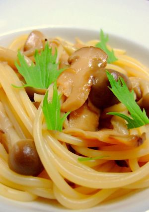 茸風味のパスタ。-レシピのメイン写真