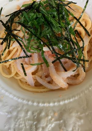 簡単♡明太子といかのパスタ-レシピのメイン写真