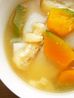 かぼちゃ・かぶの味噌汁♪-レシピのメイン写真