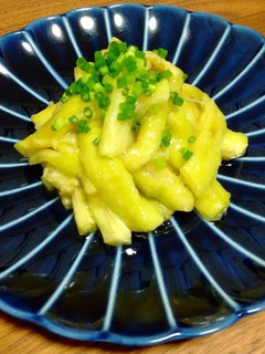 蒸しなすの玉ねぎドレッシングマリネ-レシピのメイン写真