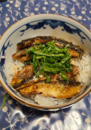 鰯の蒲焼き丼-レシピのメイン写真