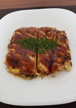 ホットサンドメーカーで広島お好み焼き-レシピのメイン写真