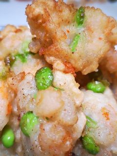 エビと枝豆のプリットはんぺん揚げ-レシピのメイン写真