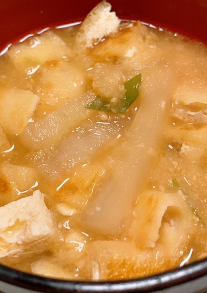 油揚げと大根のおろし味噌汁-レシピのメイン写真