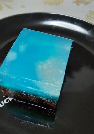 雲がぷかぷか青空寒天-レシピのメイン写真