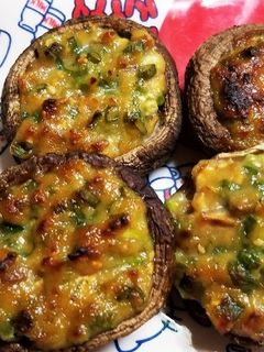 香ばしい!しいたけのねぎ味噌焼き-レシピのメイン写真