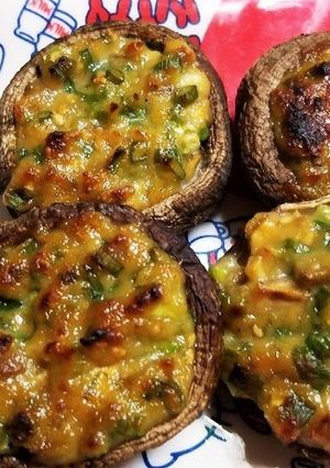 香ばしい！しいたけのねぎ味噌焼き-レシピのメイン写真
