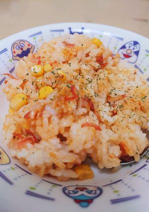 3分でできる!子供味桜えびピラフ-レシピのメイン写真