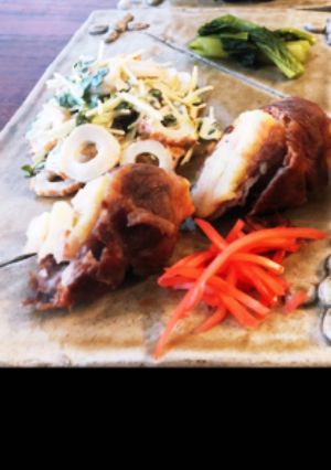 紅生姜のポテサラ 肉巻き-レシピのメイン写真