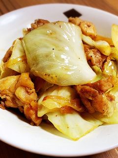 鶏もも肉とキャベツのマヨポン炒め-レシピのメイン写真