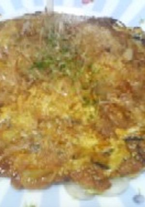 白菜deお好み焼き 和風味・塩こんぶ入り-レシピのメイン写真