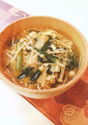 簡単！野菜ブイヨンの卵スープ #うちの-レシピのメイン写真