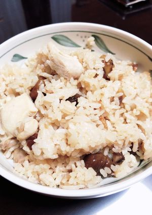 栗と鳥の炊き込みご飯-レシピのメイン写真