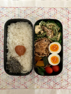 ゴーヤチャンプルー弁当-レシピのメイン写真