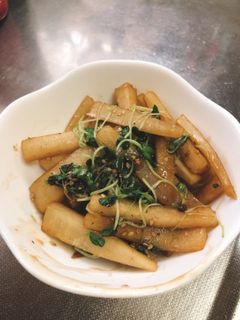 大根とかいわれのオイスター炒め-レシピのメイン写真