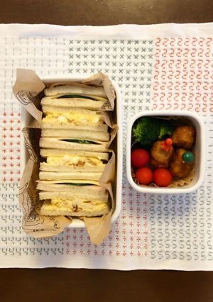 サンドイッチ弁当-レシピのメイン写真