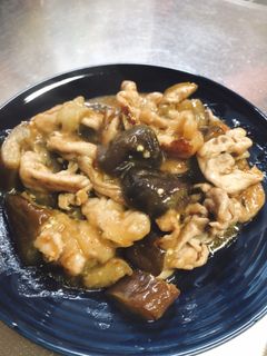 豚しゃぶ用モモ肉とナスのポン酢炒め-レシピのメイン写真