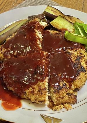 フライパンひとつで手抜きハンバーグ-レシピのメイン写真