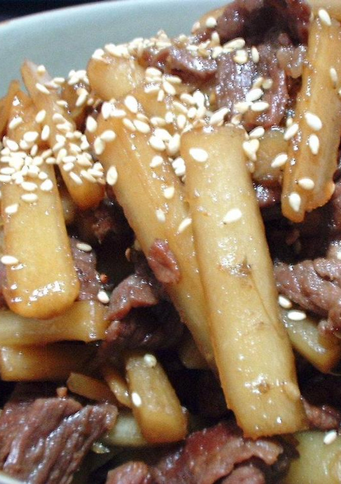 ごぼうと牛肉のしぐれ煮-レシピのメイン写真