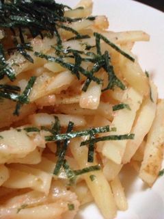 パスタの素でじゃがいも明太炒め-レシピのメイン写真