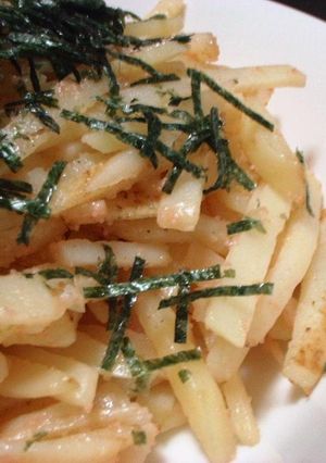 パスタの素でじゃがいも明太炒め-レシピのメイン写真