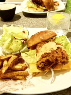 アメリカごはん☆チキンサンドイッチ-レシピのメイン写真