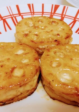 肺を強化する!蓮根のはさみ焼-レシピのメイン写真
