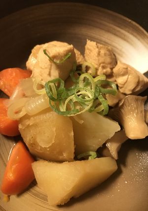 付け出し／惣菜●鶏肉と根菜のあまから煮-レシピのメイン写真