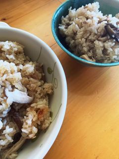 干し椎茸と生椎茸の炊き込みご飯-レシピのメイン写真