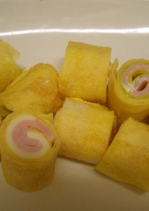 簡単くるくる巻き★春巻き玉子-レシピのメイン写真