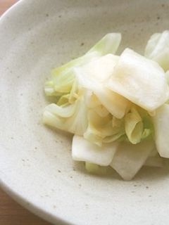 かぶ・キャベツの酢の物♪-レシピのメイン写真